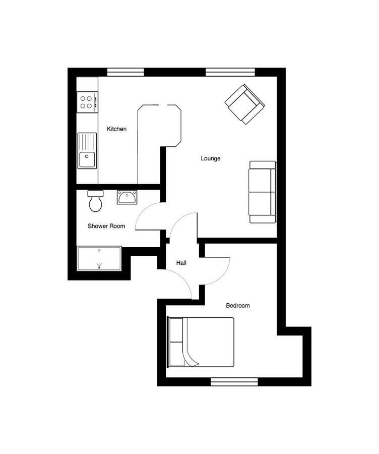 Appartamento Fort Crescent - Margate Esterno foto